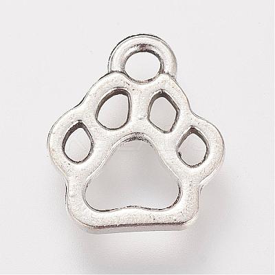 Tibetan Style Alloy Charms TIBE-S306-10AS-RS-1