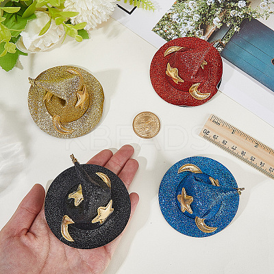 3pcs 3 Colors Halloween Imitation Leather Hair Accessories PHAR-CL0001-01-1