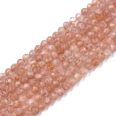 Natural Sunstone Beads Strands G-N328-002A-1