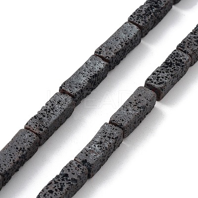 Natural Lava Rock Beads Strands G-H303-C05-1