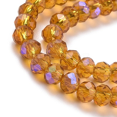 Electroplate Glass Beads Strands LS-EGLA-A034-T6mm-L01-1