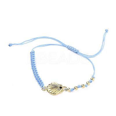 Adjustable Nylon Thread Braided Bead Bracelets BJEW-JB05545-03-1