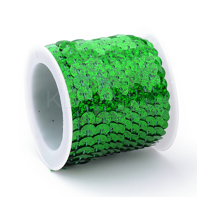 Eco-Friendly Plastic Paillette Beads PVC-Q092-6mm-P50104-1
