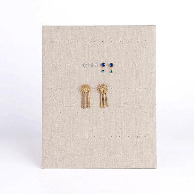 Rectangle Wood L-Shaped Earring Display Stand EDIS-N004-03-1