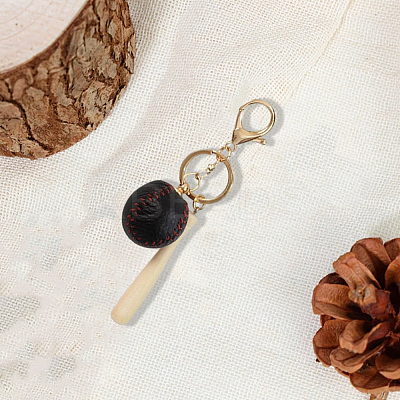 DIY Leather Keychain Making Kits AJEW-WH20020-345G-15-1