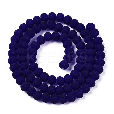 Transparent Glass Beads Strands LS-EGLA-A044-T6mm-MD06-1