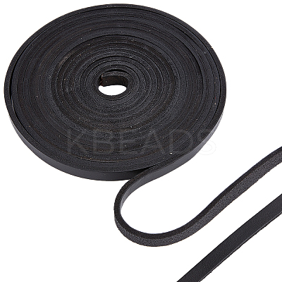 Flat Cowhide Leather Cord WL-GF0001-10D-02-1