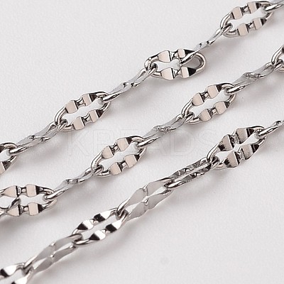 Tarnish Resistant 304 Stainless Steel Cable Chains CHS-L015-27-1