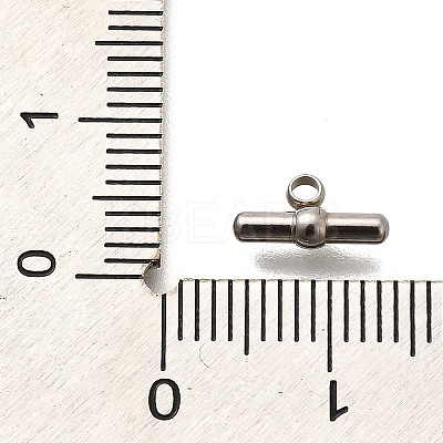 201 Stainless Steel Toggle Clasps STAS-F311-09P-1
