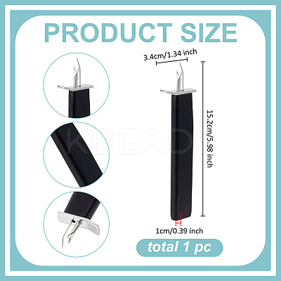 1Pc Plastic with Iron Bead Knotting Tool TOOL-WR0001-10A-1