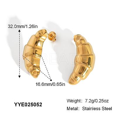 Fashionable Stainless Steel Stud Earrings LS-XS8397-3-1