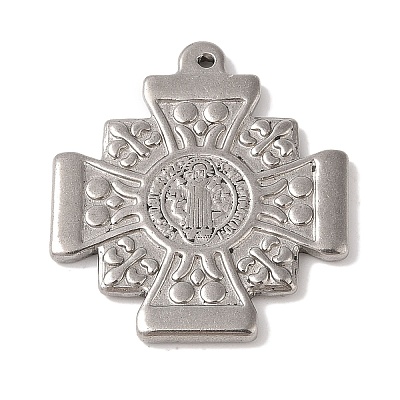 Non-Tarnish 304 Stainless Steel Pendants STAS-Z058-04P-02-1