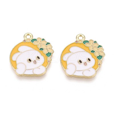 Alloy Enamel Pendants ENAM-T022-62A-1