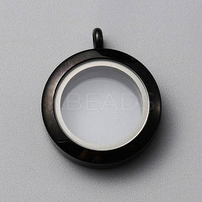 304 Stainless Steel Locket Pendants LS-FIND-WH0032-58B-EB-1