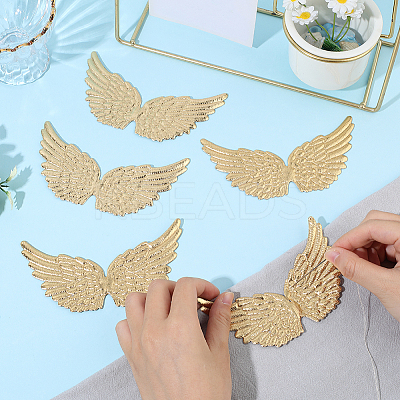 20Pcs Cloth Angel Wings AJEW-GF0012-62A-1
