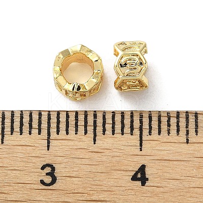 Brass Beads KK-P256-06G-1