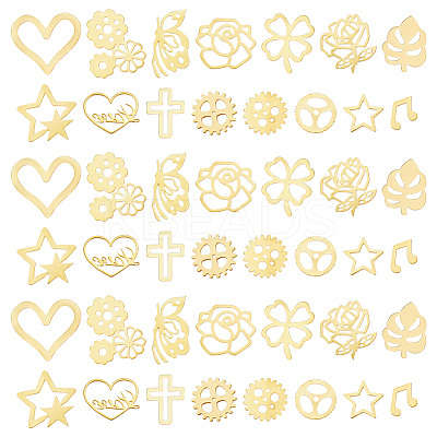 15G 15 Style Brass Cabochons MRMJ-WR0001-02-1