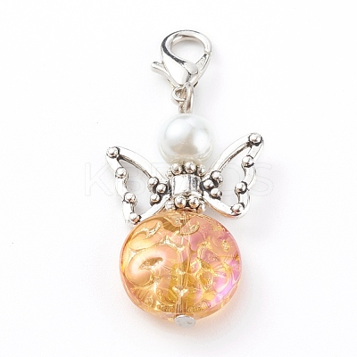 Glass Pendants HJEW-JM00456-1