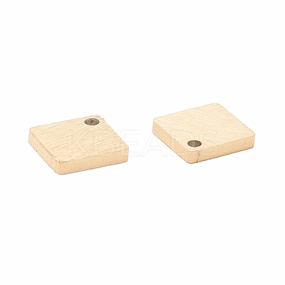 Ion Plating(IP) 304 Stainless Steel Pendants STAS-O133-08E-G-1