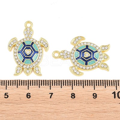 Alloy Colorful Enamel Pendants FIND-C095-02G-1