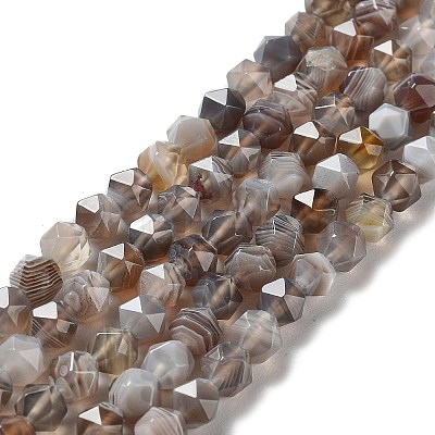 Natural Botswana Agate Beads Strands G-NH0002-C01-01-1