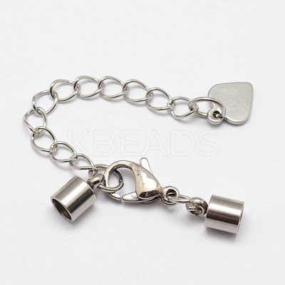 Tarnish Resistant 304 Stainless Steel Chain Extender STAS-I067-4mm-1