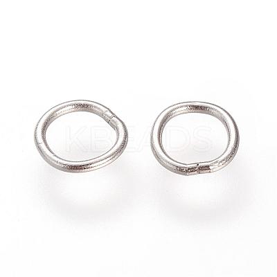 304 Stainless Steel Closed Jump Rings STAS-S066-16-4mm-1