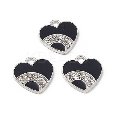 Alloy Crystal Rhinestone Pendants FIND-C019-19P-1