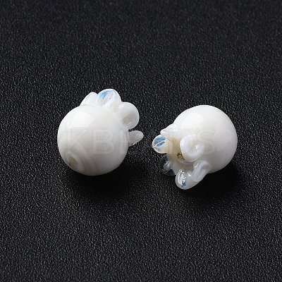 Handmade Bumpy Lampwork Beads X-LAMP-T017-16B-1