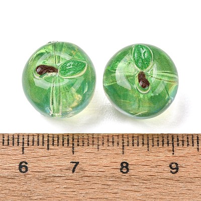 Electroplate Transparent Resin Imitation Food Beads RE-CBABCB4-02A-1