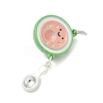 Alloy with Enamel Pendants LS-AL-CBA7219-01D-1