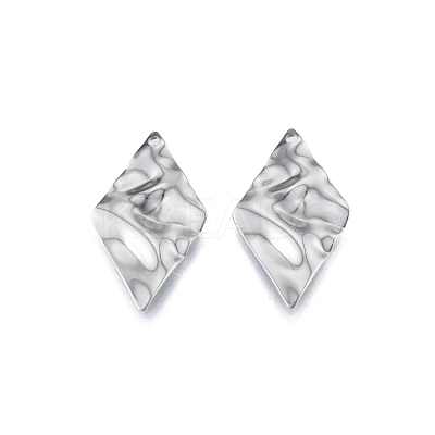 Non-Tarnish 201 Stainless Steel Pendant STAS-B027-02P-1