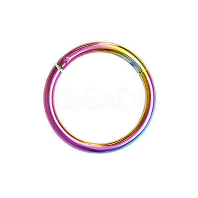 316L Surgical Stainless Steel Hoop Cartilage Earrings WGB51CA-11-1