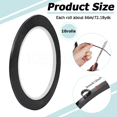 PET High Temperature Positioning Tape AJEW-WH0816-05-1