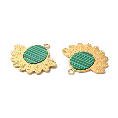 Synthetic Malachite Pendants STAS-A080-05G-1