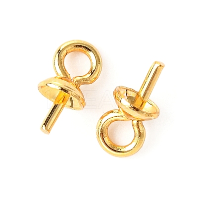 PVD Vacuum Plating 304 Stainless Steel Cup Pearl Peg Bails Pin Pendants LS-STAS-I120-56-G-1