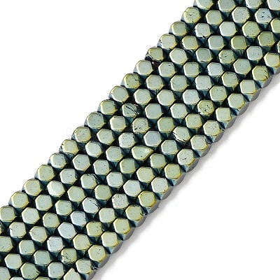 Electroplated Synthetic Non-magnetic Hematite Beads Strands G-L485-10A-01-1