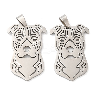 Non-Tarnish 201 Stainless Steel Pendants STAS-Q245-03P-1