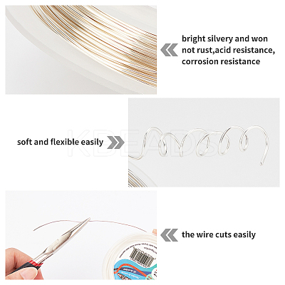Round Copper Craft Wire for Jewelry Making for Jewelry Making CWIR-BC0006-03B-1