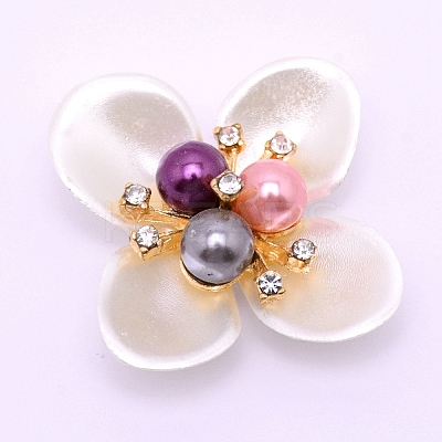 ABS Imitation Pearl Cabochons Accessories FIND-TAC0001-14B-1
