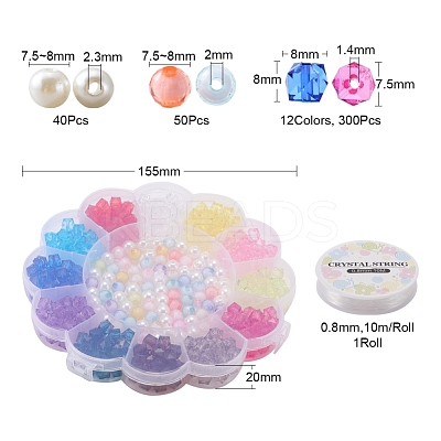 DIY Candy Color Bracelet Making Kit DIY-YW0005-79-1
