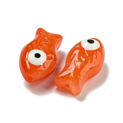 Handmade Transparent Glass Beads GLAA-N0028-03F-1