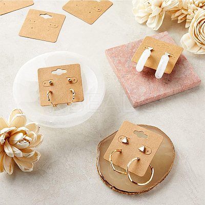 100Pcs Paper Earring Display Cards CDIS-DJ0001-15C-1