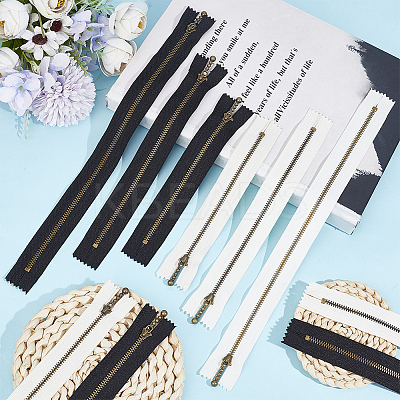 12Pcs 6 Style Nylon Closed-end Zipper DIY-GF0006-86-1