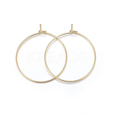 316 Surgical Stainless Steel Hoop Earrings STAS-P210-26G-02-1