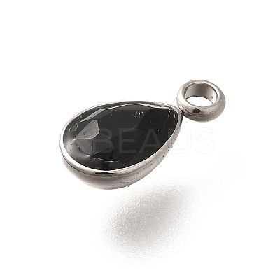 304 Stainless Steel Pendants STAS-Q346-04P-08-1