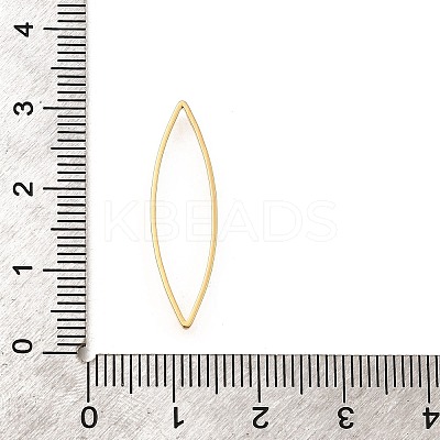 Brass Open Back Bezel Link Rings X-KK-B152-08B-G-1