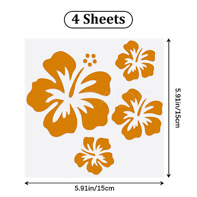 PET Self Adhesive Car Stickers STIC-WH0010-05D-1