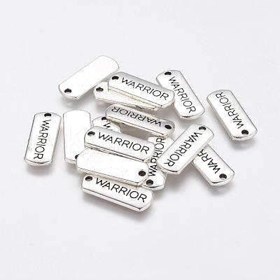 Tibetan Style Alloy Rectangle Pendants TIBEP-Q043-050-RS-1