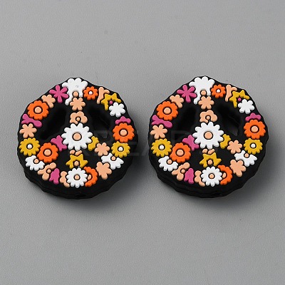 Food Grade Silicone Focal Beads LS-SIL-WH0001-66A-1